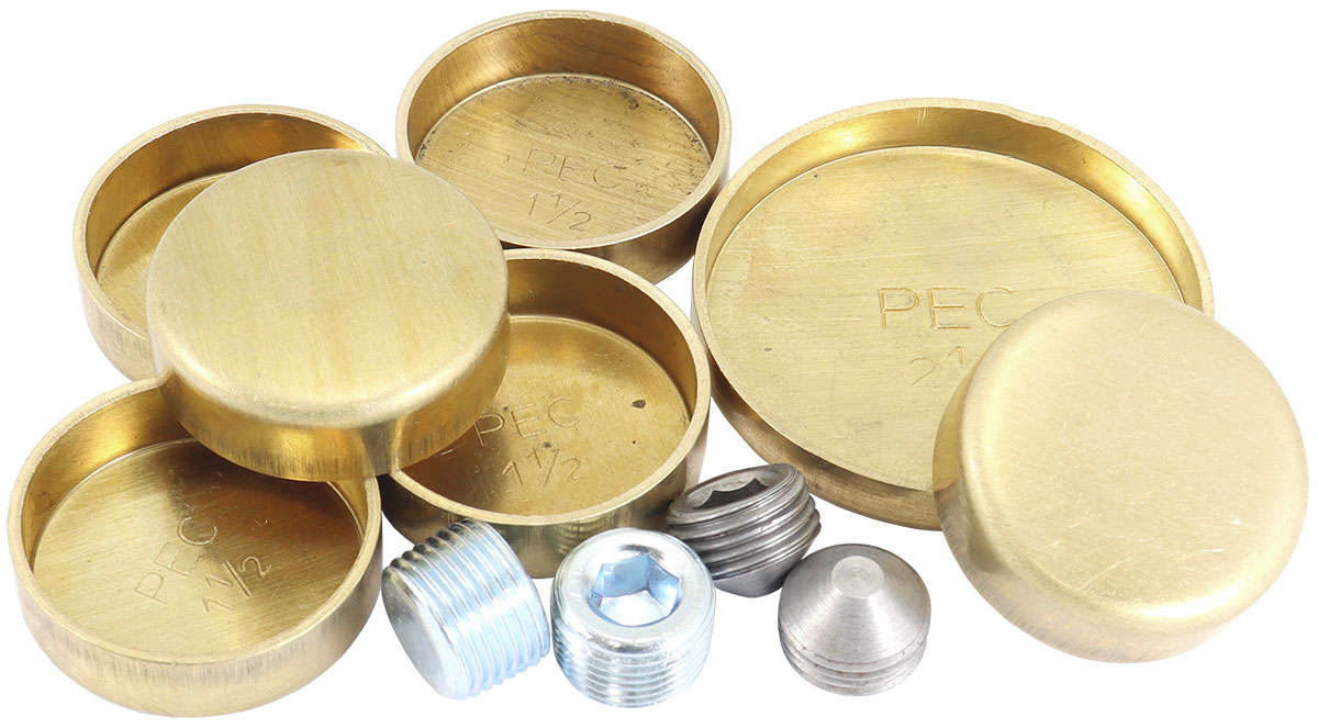 SBF 351C WELSH PLUG KIT FORD 351 CLEVELAND BRASS