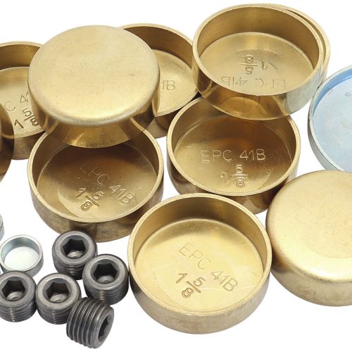 SBC 350 400 WELSH PLUG KIT CHEVY SB BRASS