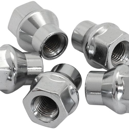 CONICAL ET OPEN NUTS M12x1.50 CHROME M12 x 1.50mm WHEEL (5)