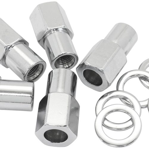 0.750 SHANK OPEN NUTS M12x1.50CHROME M12 x 1.50mm WHEEL (5)