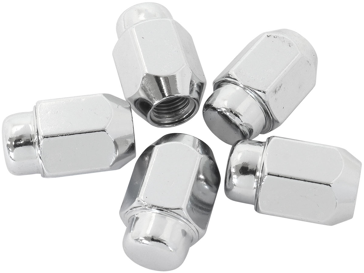 ACORN MID CLOSED NUTS M14x1.50CHROME M14 x 1.50mm WHEEL (5)