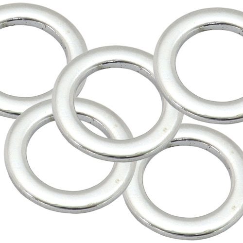 STANDARD WHEEL NUT WASHER CHROM 1.060 OD 0.695 ID 5 PACK