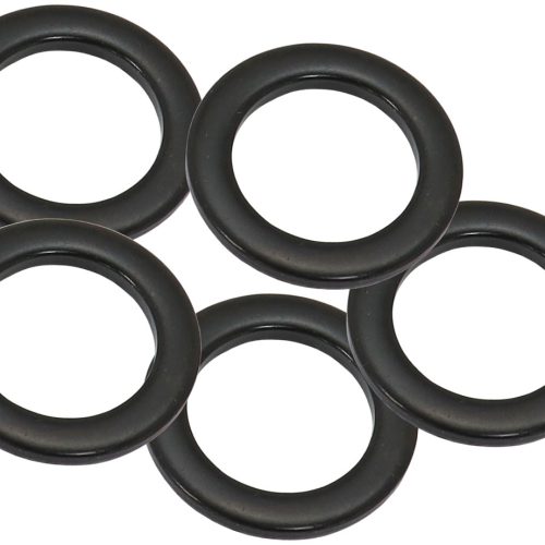 STANDARD WHEEL NUT WASHER BLACK 1.060 OD 0.695 ID 5 PACK