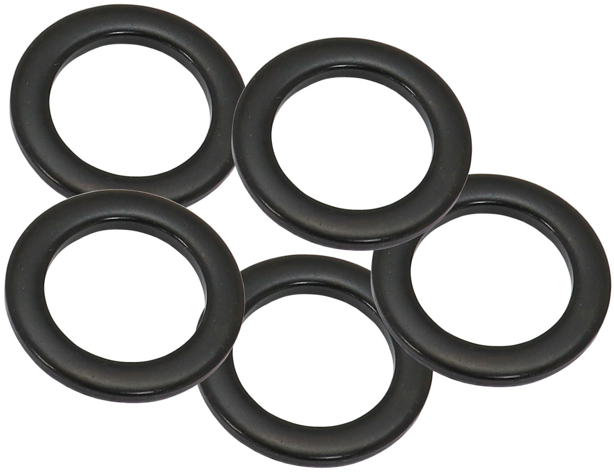 STANDARD WHEEL NUT WASHER BLACK 1.060 OD 0.695 ID 5 PACK