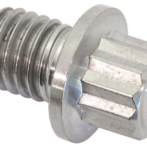 M8x1.25 TITANIUM BOLT 10mm UHL12 POINT SINGLE M8 x 1.25mm