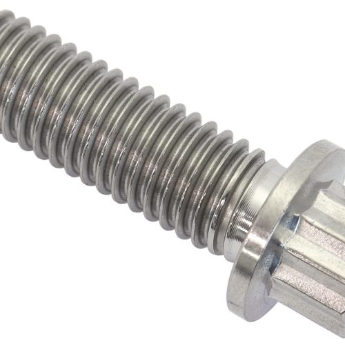 M8x1.25 TITANIUM BOLT 25mm UHL12 POINT SINGLE M8 x 1.25mm