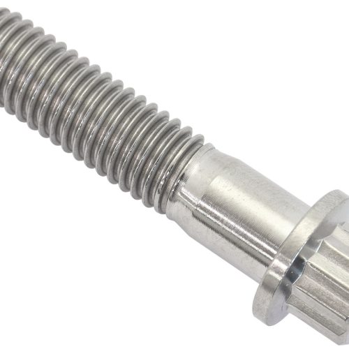 M8x1.25 TITANIUM BOLT 35mm UHL12 POINT SINGLE M8 x 1.25mm
