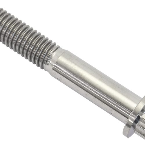 M8x1.25 TITANIUM BOLT 50mm UHL12 POINT SINGLE M8 x 1.25mm