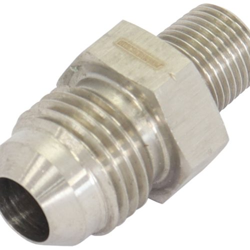 1/8″ BSP to -6AN STRAIGHT STAINLESS STEEL