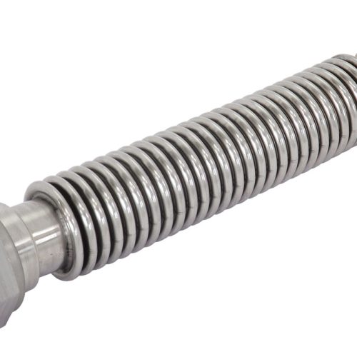 FLEXIBLE TURBO DRAIN HOSE S/S FEMALE 2 x -12AN 200MM LONG