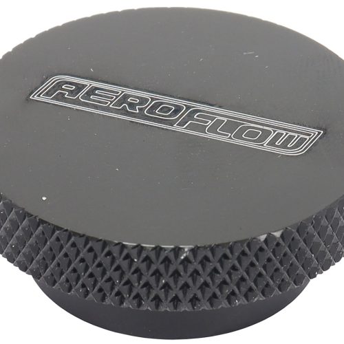 AIR CLEANER NUT 1/4″ BLACK LOW PROFILE TALL STEP 1/4″ UNC