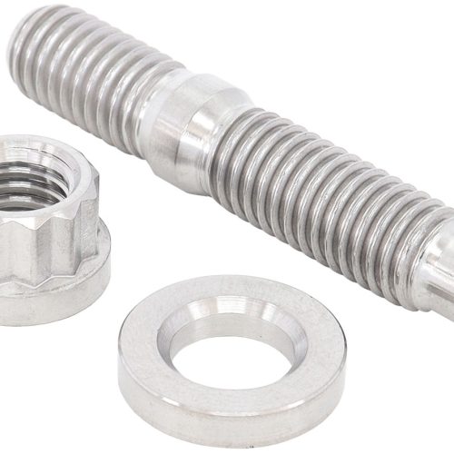 M8 TITANIUM STUD WASHER NUT   KIT M8X1.25mm HEADER BOLT