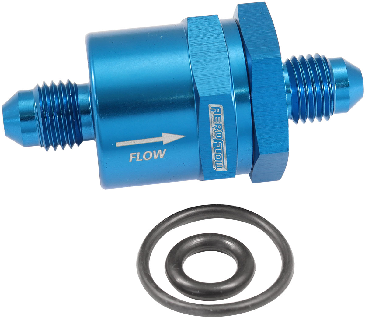 CHECK VALVE INLINE -4AN BLUE / ONE WAY VALVE