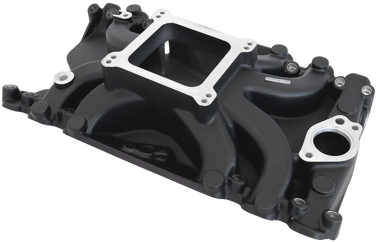 HOLDEN 253 308 INTAKE MANIFOLDSINGLE PLANE LOW RISE BLACK