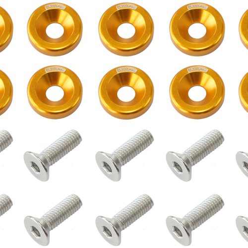 BILLET DRESS UP FENDER BOLT 10PACK M8 x 1.25mm UHL 20MM