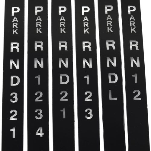 BLACK INDICATOR WINDOW KIT FOR NITRO PISTOL SHIFTER