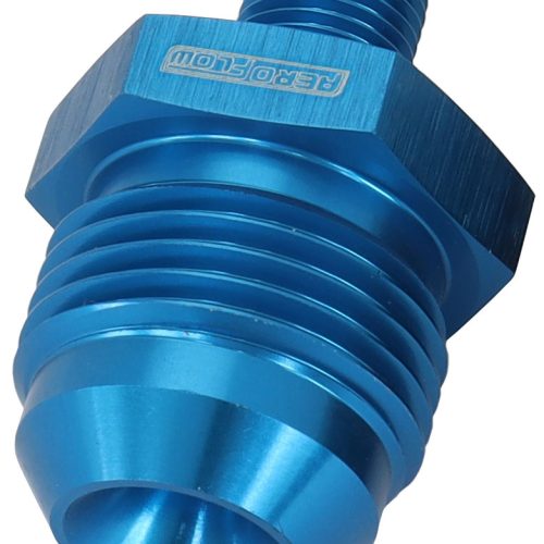 METRIC M10 X 1.0MM TO -10AN   BLUE MALE M10x1.0MM TO -10AN