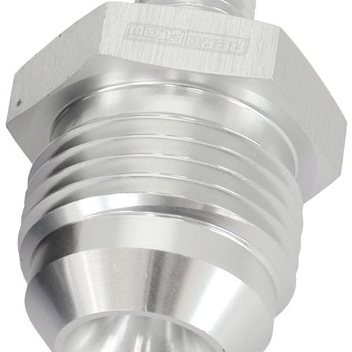 METRIC M10 X 1.0MM TO -10AN   SILVER MALE M10x1.0MM TO -10AN