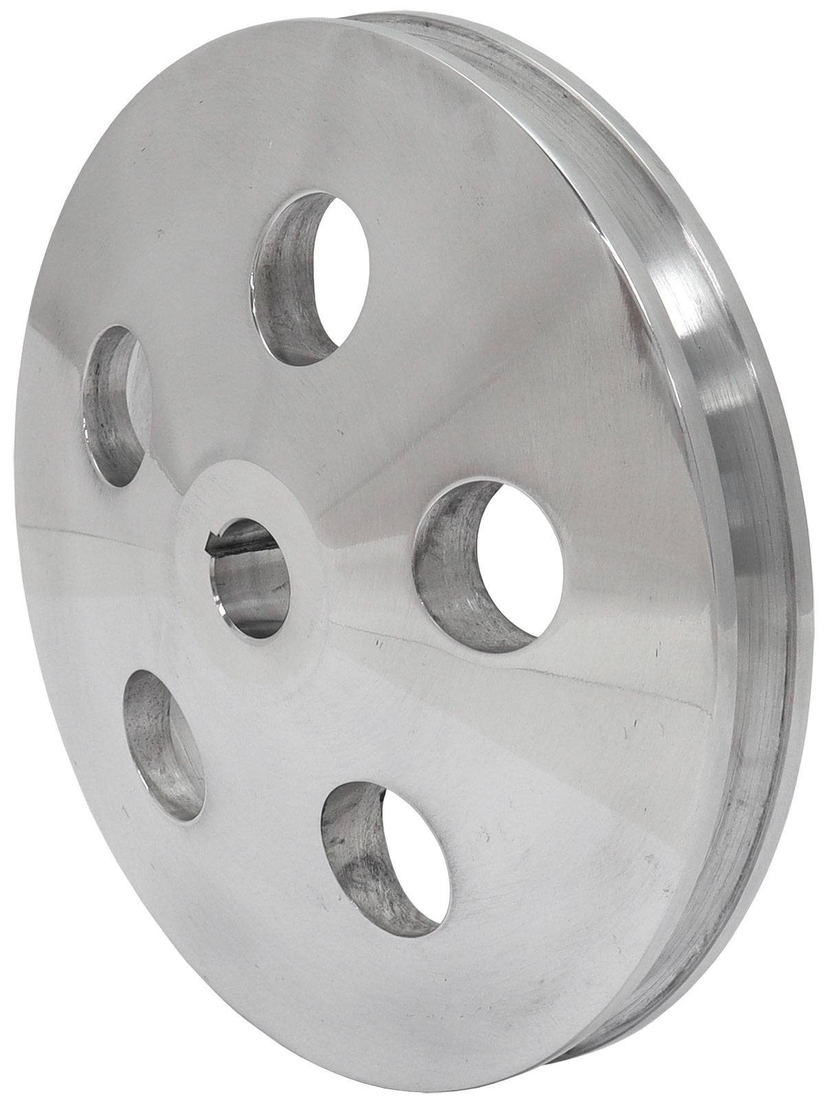 POWER STEERING PULLEY SINGLE POLISHED 5/8 SHAFT GM SAGINAW