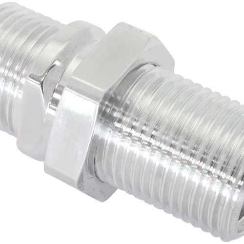 BILLET BULKHEAD INSERTS #10 ACFITTING BOTH SIDES POLISHED