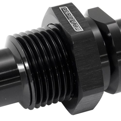 BILLET BULKHEAD INSERTS 5/8″  BARB FITTING BOTH SIDE BLACK