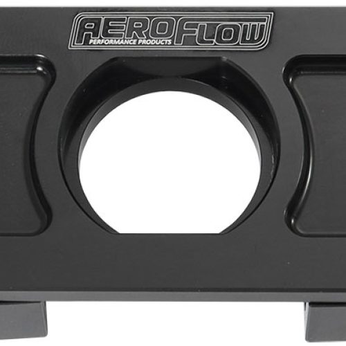 BILLET BULKHEAD PLATE 3 PORT  MODULAR UNIVERSAL BLACK AN AC