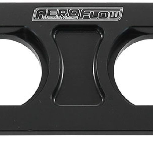 BILLET BULKHEAD PLATE 4 PORT  MODULAR UNIVERSAL BLACK AN AC