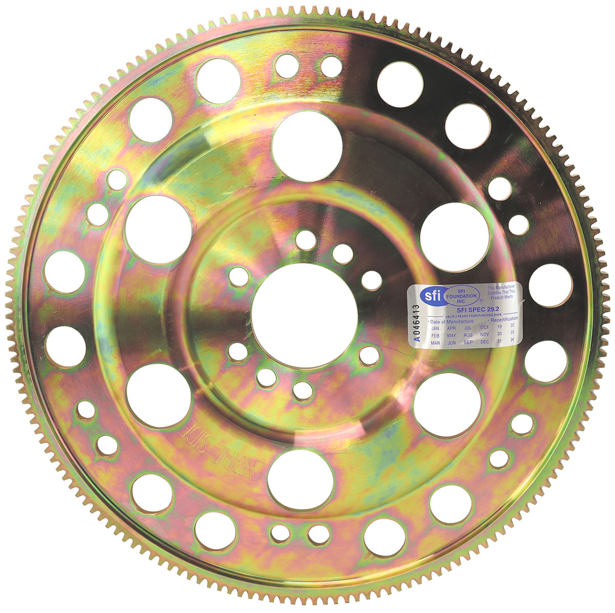 BILLET SB CHEV 168T INT BAL FLEXPLATE NEUTRAL RACE SBC