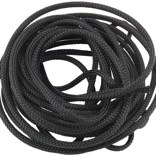 1/8″ 7.6 METER HEAT FLEX BRAIDBLACK TIGHT WEAVE HIGH COVERAG