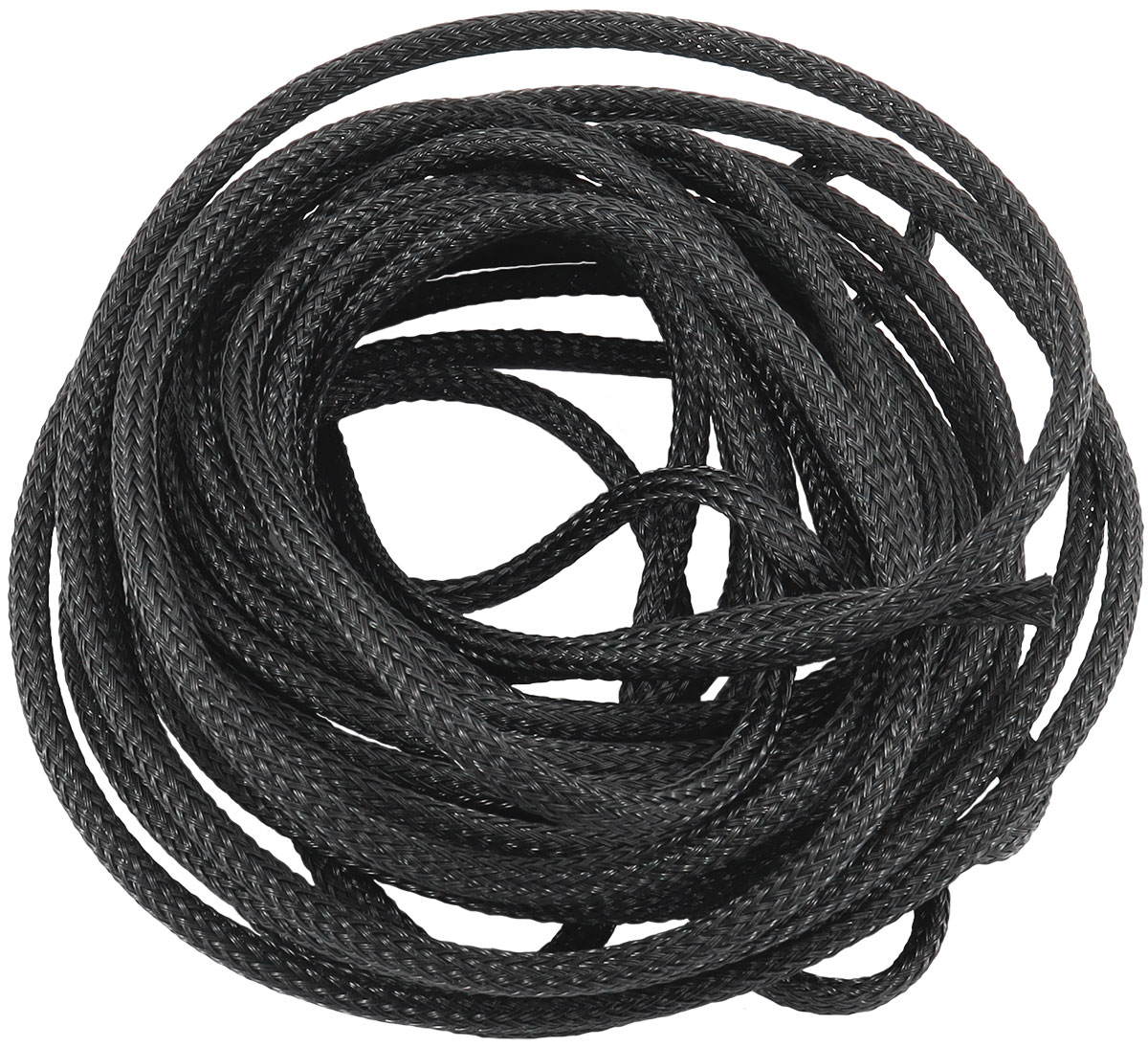 1/8" 7.6 METER HEAT FLEX BRAIDBLACK TIGHT WEAVE HIGH COVERAG