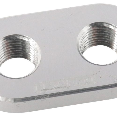 WELD IN ALLOY PLATE 1/8″ NPT  x 2 PORTS VACUUM INTERCOOLER