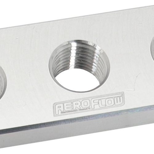 WELD IN ALLOY PLATE 1/8″ NPT  x 3 PORTS VACUUM INTERCOOLER