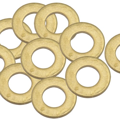BRASS CRUSH WASHER METRIC M6  6MM ID SUITS M6 THREAD 10 PACK