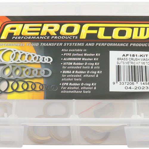 BRASS CRUSH WASHER METRIC KIT SIZES INCLUDE M6 TO M24