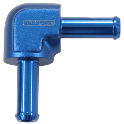 90 DEGREE 1/2″ BARB BOTH ENDS BLUE 1/2″ / 12.7MM BARBS