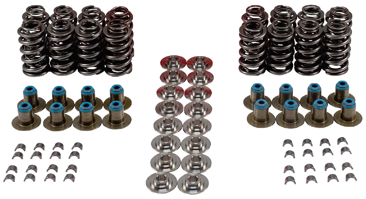 LS BEEHIVE VALVE SPRING KIT 145-358LBS, .625" LIFT, ST RET