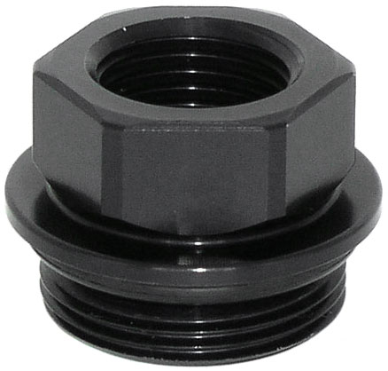 PORT ADAPTER 15/16-20 - 3/8" NPT FEMALE BLACK