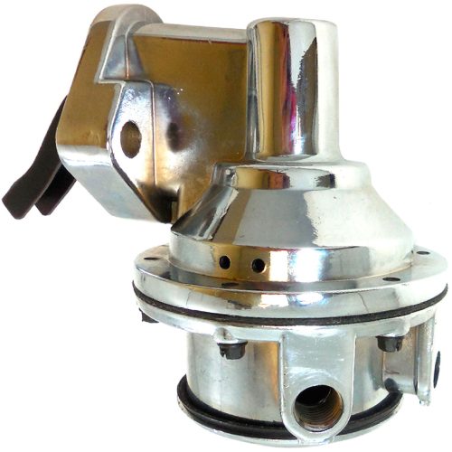 MECHANICAL FUEL PUMP, BBC CHEVCHROME, 80GPH, 1/4″ NPT IN/OUT