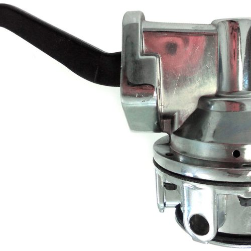 MECHANICAL FUEL PUMP, 289 302 351W CHROME, 80GPH, 1/4″ NPT