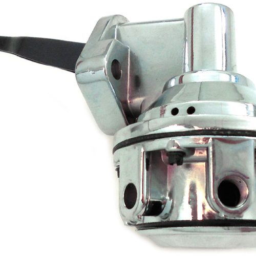 MECHANICAL FUEL PUMP, BBF FORDCHROME, 80GPH, 1/4″ NPT IN/OUT