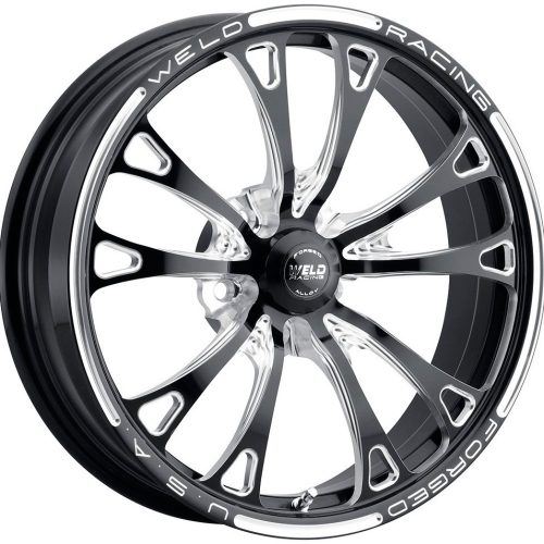 WELD V SERIES 2.0 18×6″ BLACK 5×120 PCD, 2.7″ B/S