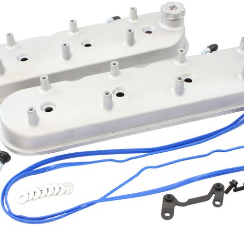 GM LS FACTORY VALVE COVERS    CAST TALL HEIGHT NATURAL CAST