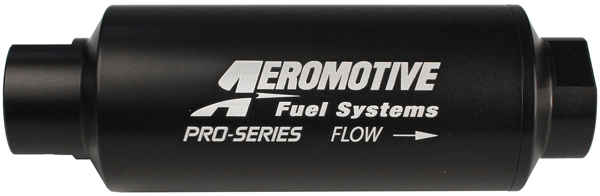 BLK FUEL FILTER 10 MICRON PRO SERIES 7"x2.5" ORB -12 IN/OUT