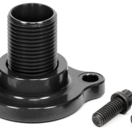 BLK BILLET CHEV NON BYPASS    BLOCK ADAPTER 1″ -12 BOSS
