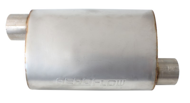 4" OFFSET / OFFSET MUFFLER 22" LENGTH, 11.77" W, 6" H