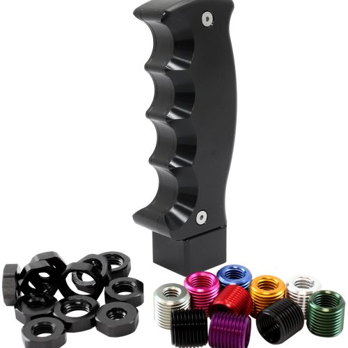 PISTOL BLACK GEAR KNOB MANUAL SHIFT SHIFTER BALL UNI M16