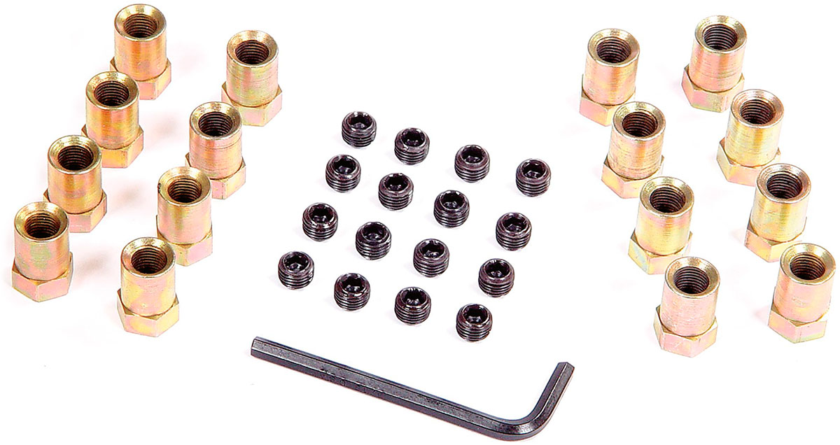 ROLLER ROCKER 3/8 POSI LOCKS 16PK. FITS SBC PONTIAC & FORD