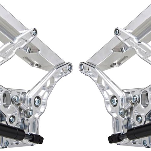 BILLET BONNET HINGE KIT AIRFRAME 1967-68 FORD MUSTANG