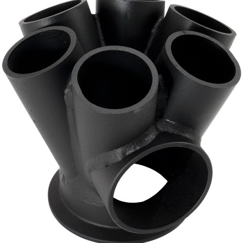 6 INTO 1 TURBO MERGE COLLECTORV-BAND GT42 50mm WASTEGATE