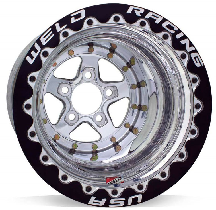 ALUMASTAR 15x15", POLISHED 5x4.5", 3" B/S, BLK M/T SBL